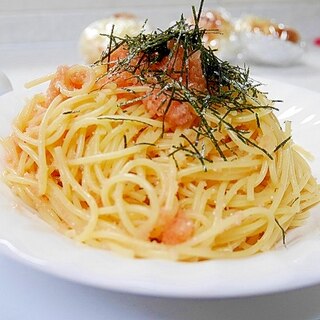 明太子クリームパスタ